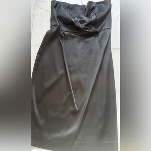 Calvin Klein Woman Off Shoulder Sleeveless Bodycon Black Dress. Size 10